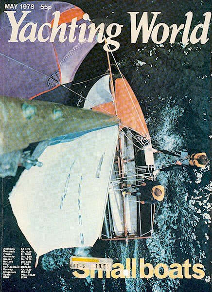 505 No S-3421 on front page of May 1978 issue of Yachting World