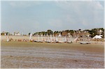 505s lined up into the wind like gulls on a beach. Some beach at low tide! 