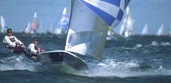 Bruce and Dave at the Hyannis Worlds, 1998.