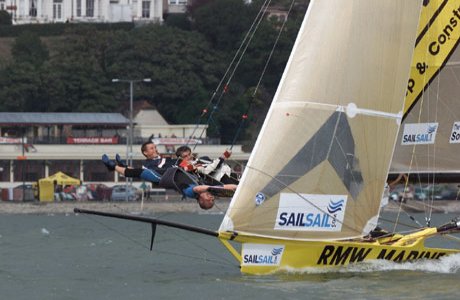 Winning team on RMW Marine - Sailsail.com 18ft Grand Prix Circuit - Round 4